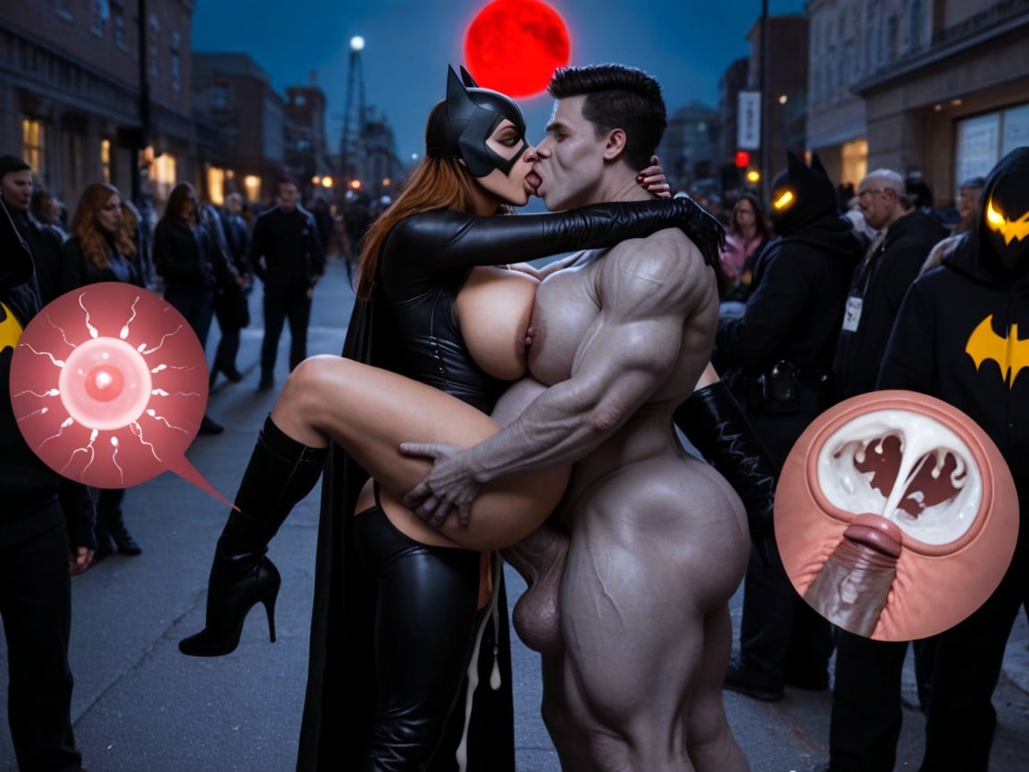 Smartphone, Carry Sex, Hyper Huge Dark Evil Barbed Spiked Mosterhorse AI Porn