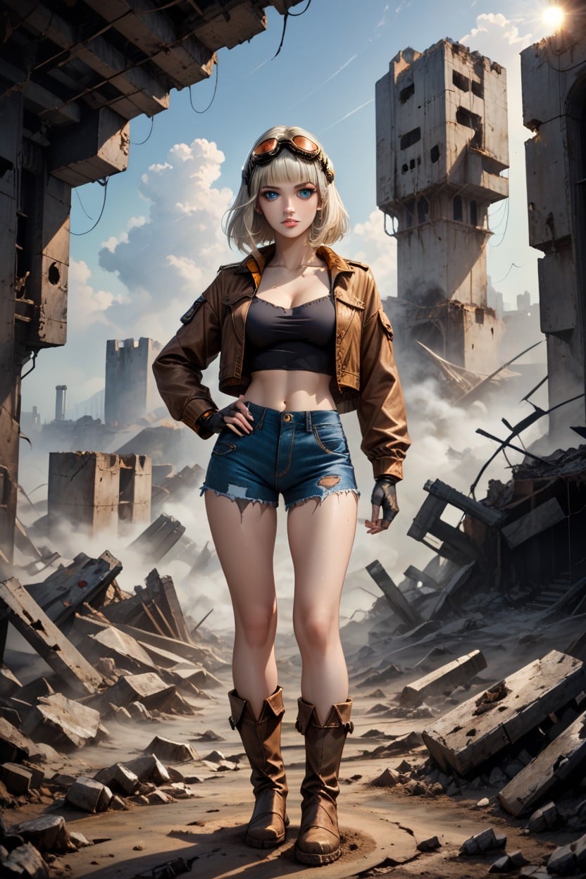 Cinematic, Grim And Gritty Atmosphere, Sexy Idol Hentai AI Porn