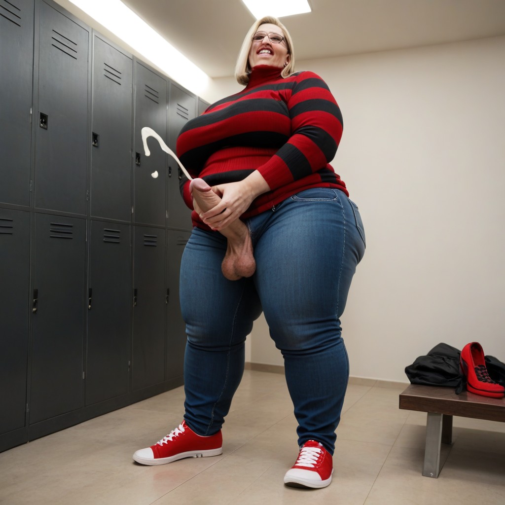 Obese Body, Big Body, Angry Shemale AI Porn