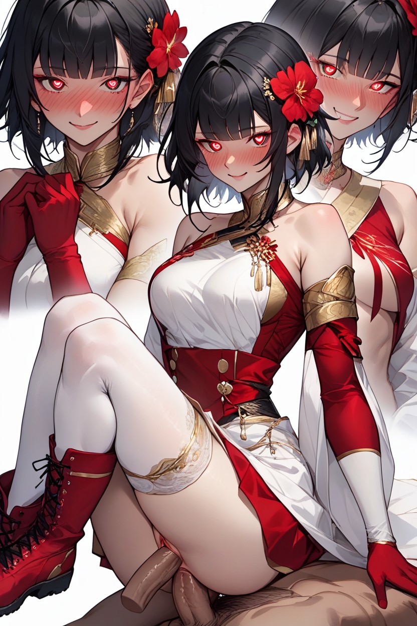 Blush, Smile, Detailed Eyes Hentai AI Porn