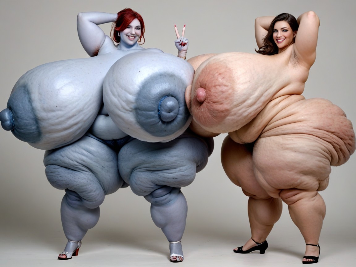 Increase Nipple Size, 18+, Extra Hyper Cellulite Thighs BBW AI Porn