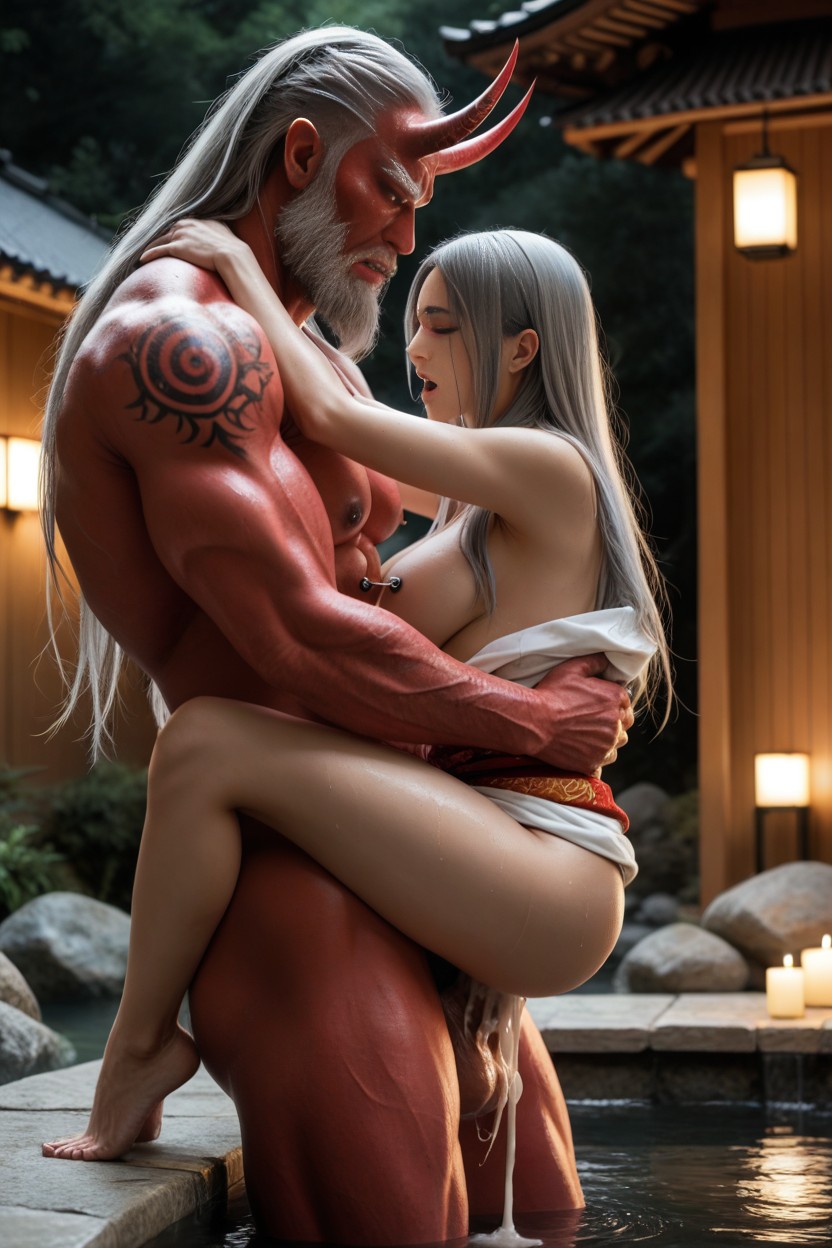 Orgasm, Tattoo, Full Body AI Porn