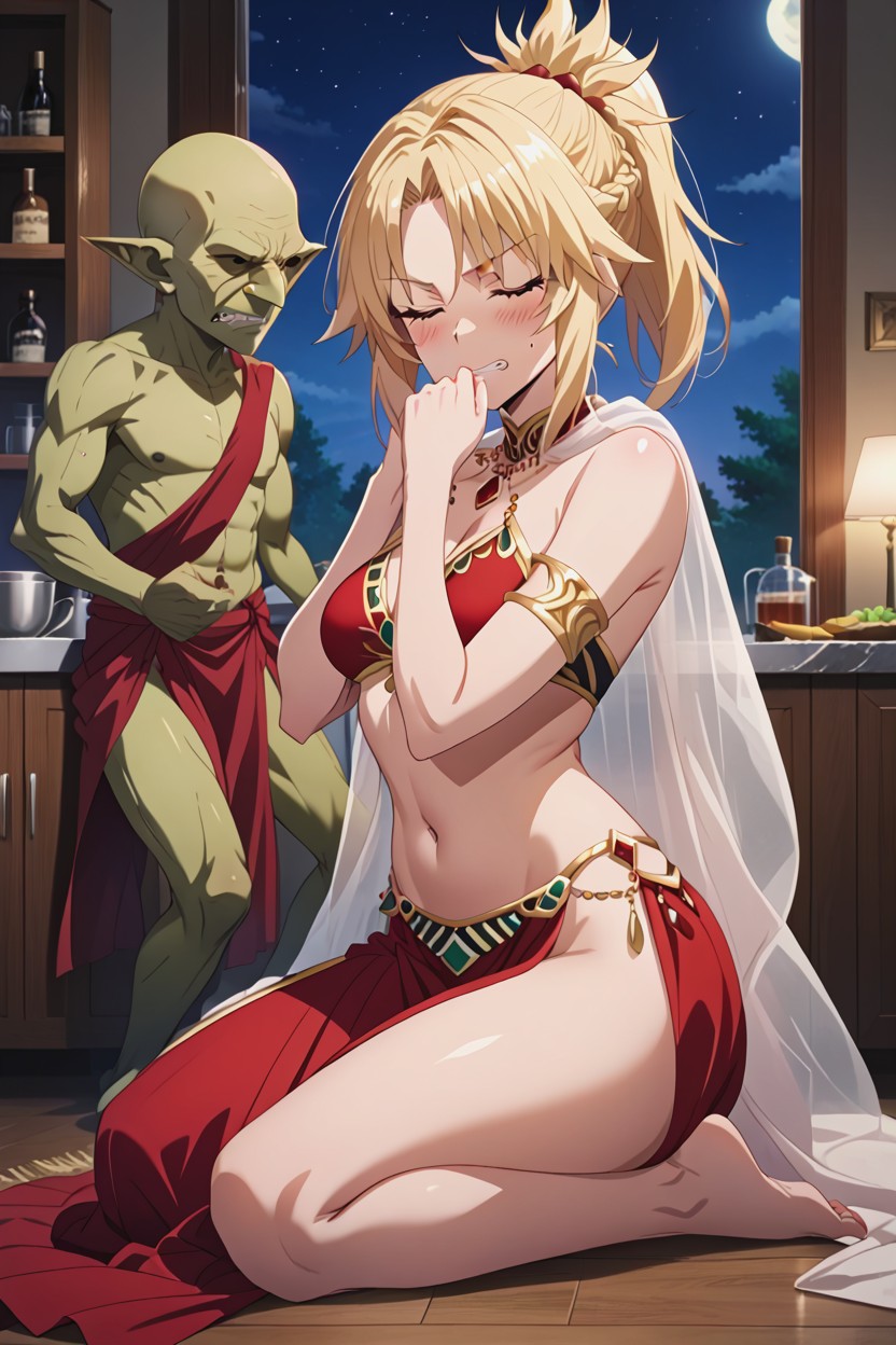 Male Goblin Standing, Male Goblin Angry, Ultra Detailed Hentai AI Porn