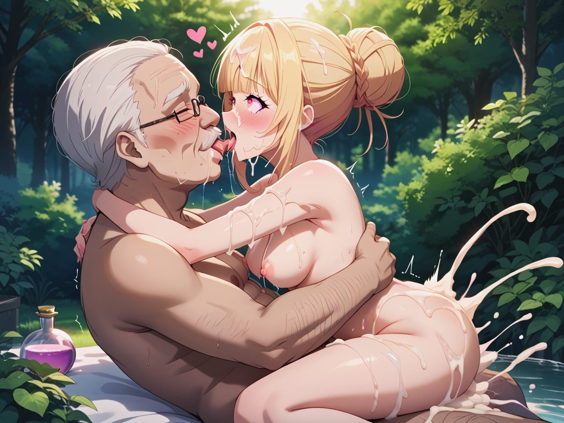 Love Potion, One Woman, Big Pink Eyes Hentai IA
