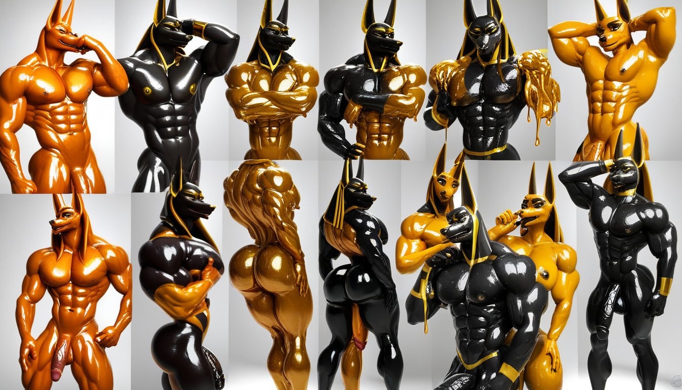 30+, Wasp Waist, Showing Penis Furry AI Porn