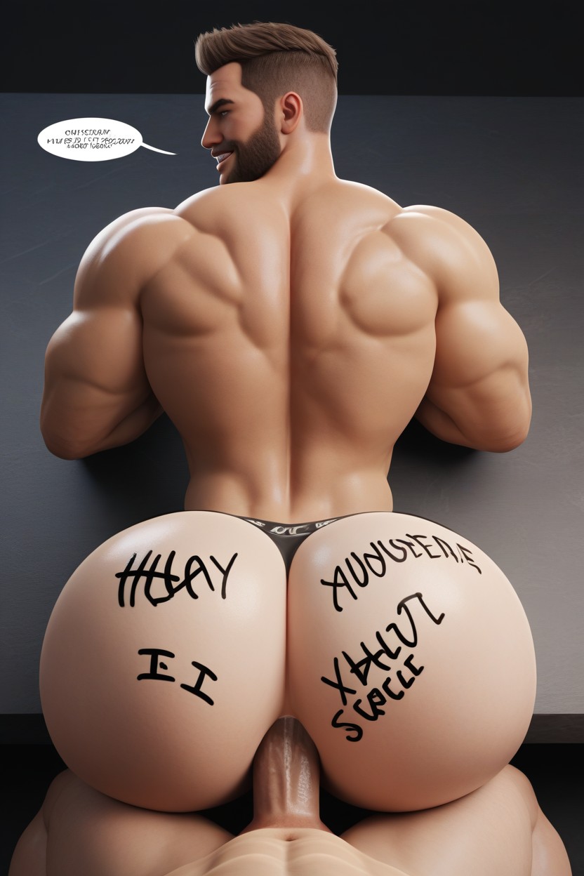 Dominant Bottom, 18+, Expression Suffisante Porno IA Gay