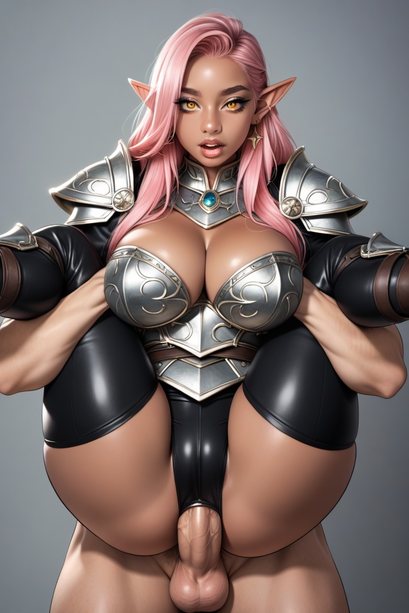 Bare Thighs, 18+, Hourglass Hentai AI Porn