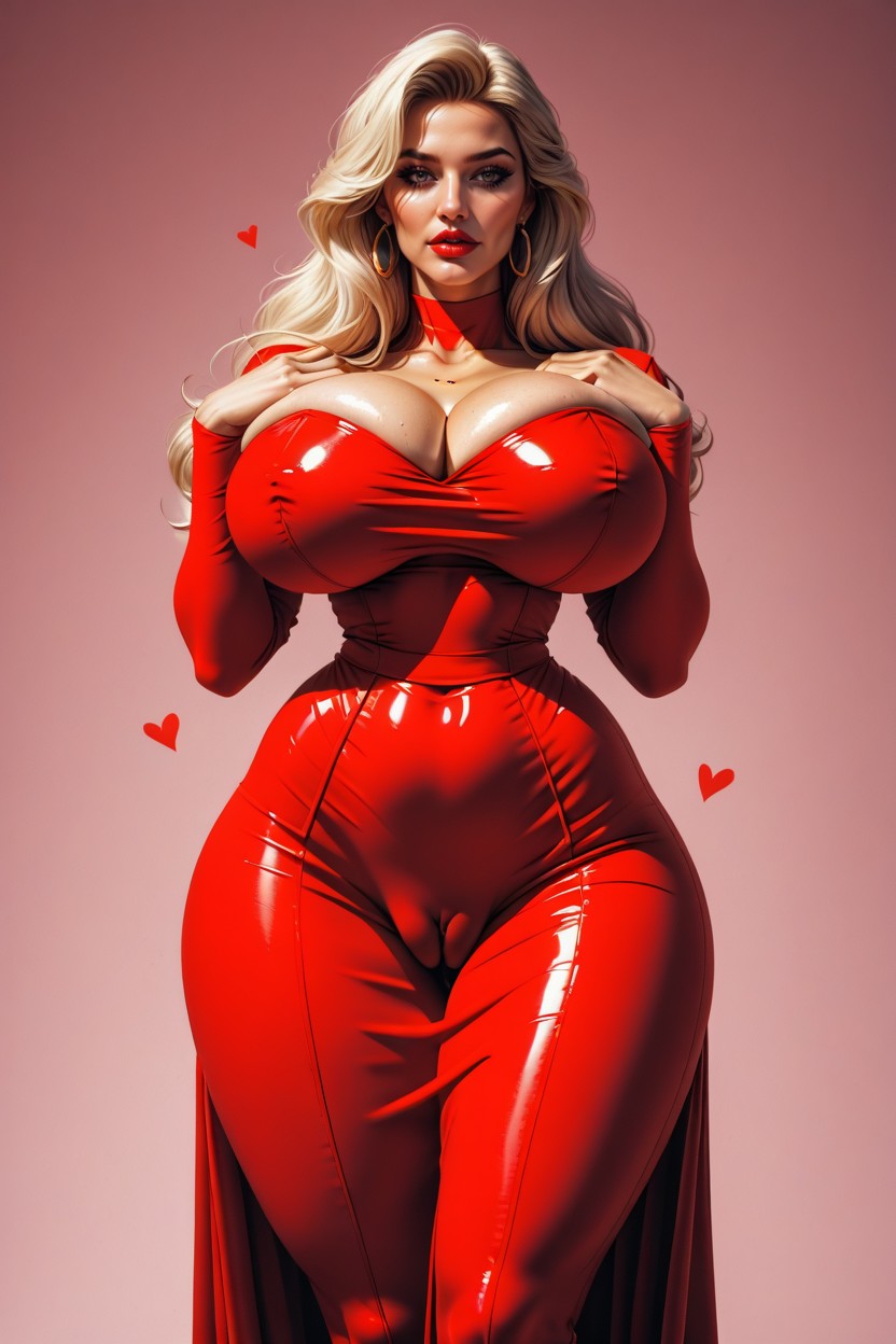 Real Breasts, Round Hips, Saggy Breasts MILF AI Porn