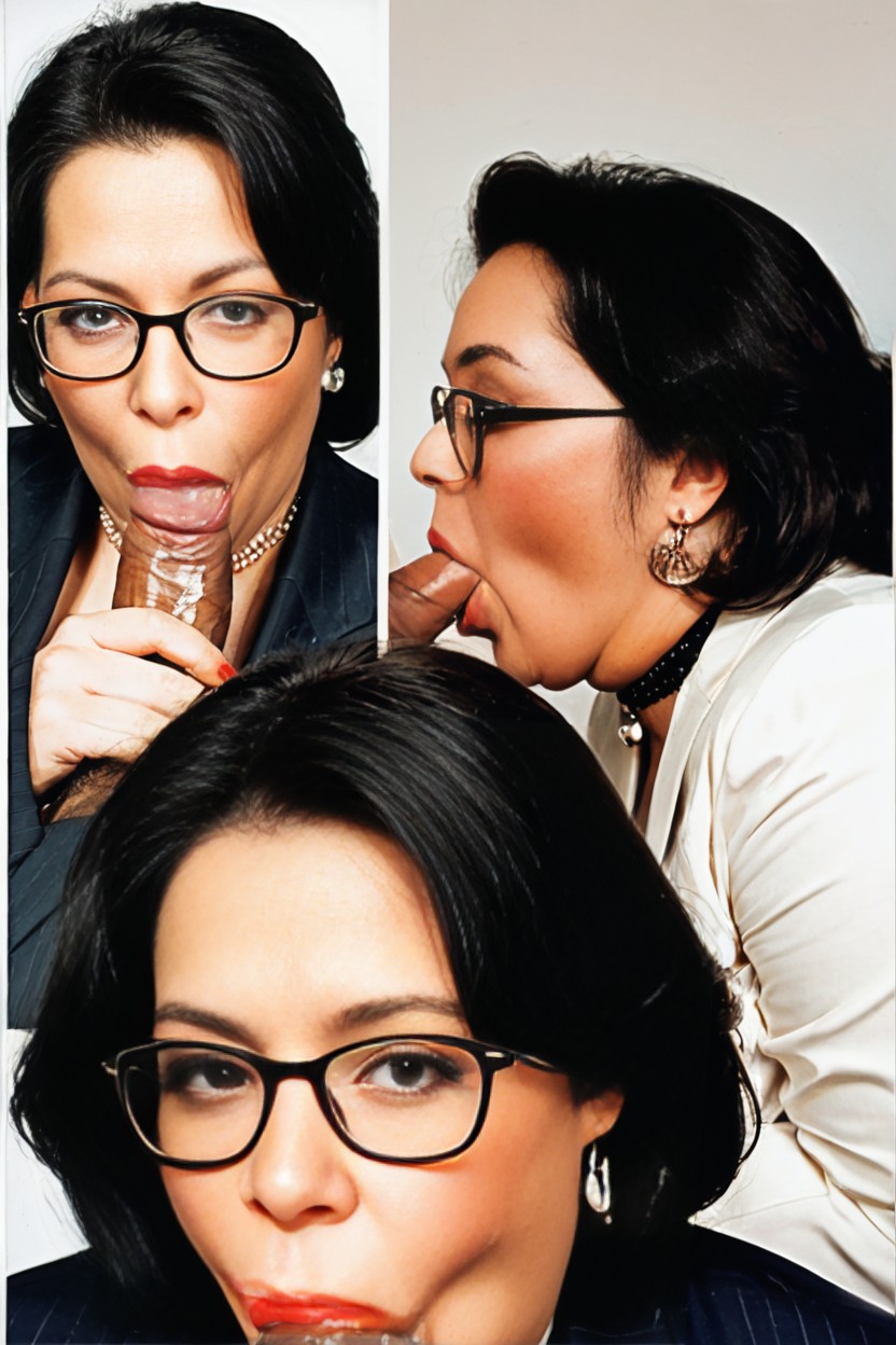 Passionate, Hyperrealistic Details, Sweaty Straight Hair AI Porn