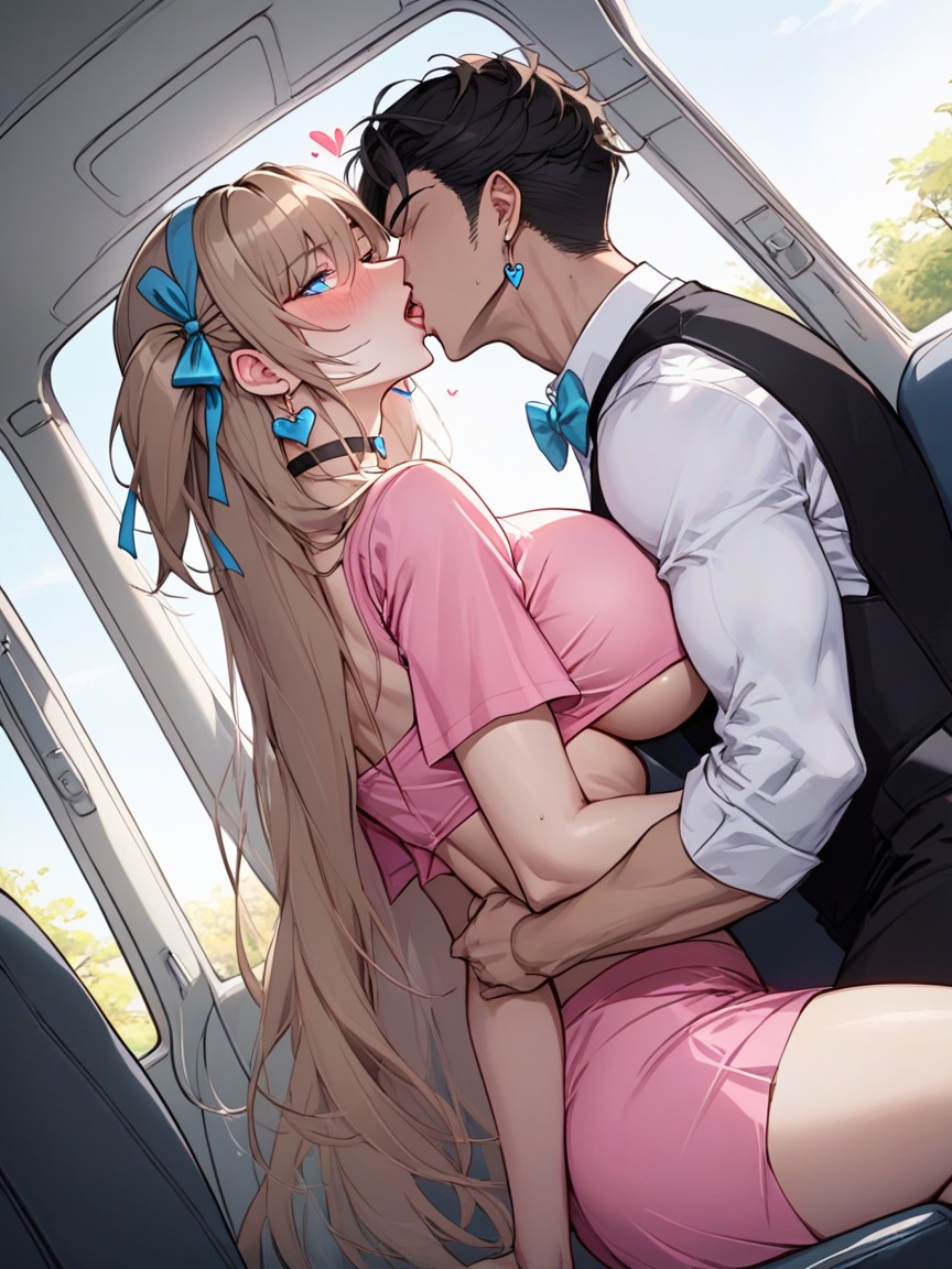 Kiss Her Behind, Bus, Wide Angle Hentai AI Porn