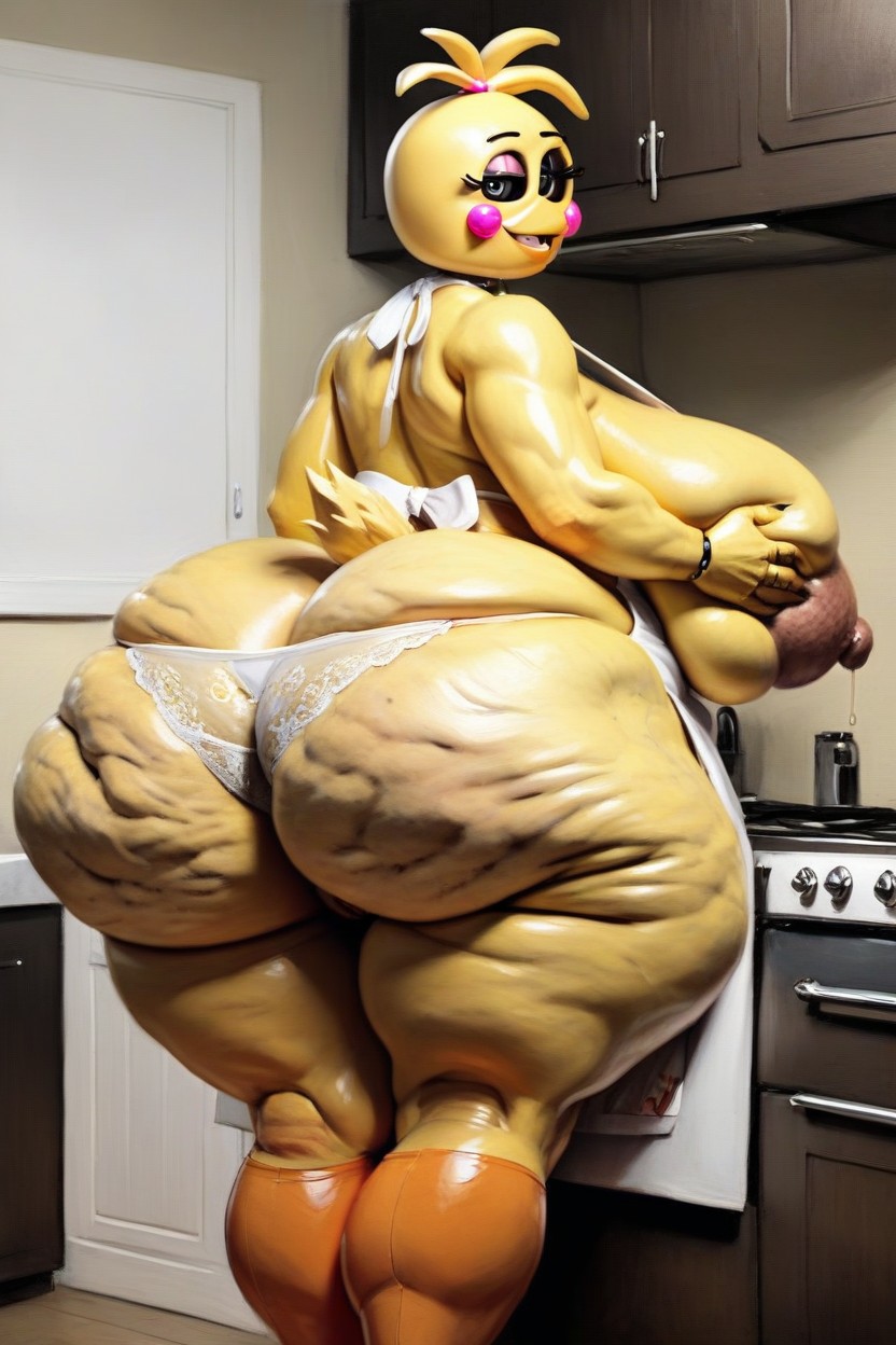 Cellulite, Puffy Pussy, Massive Tits Furry AI Porn