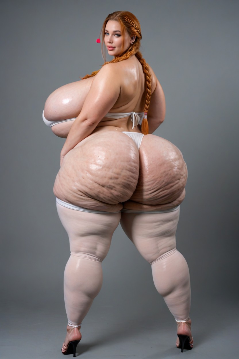Leggings, Intense Orgasm, Curvy Feet BBW AI Porn
