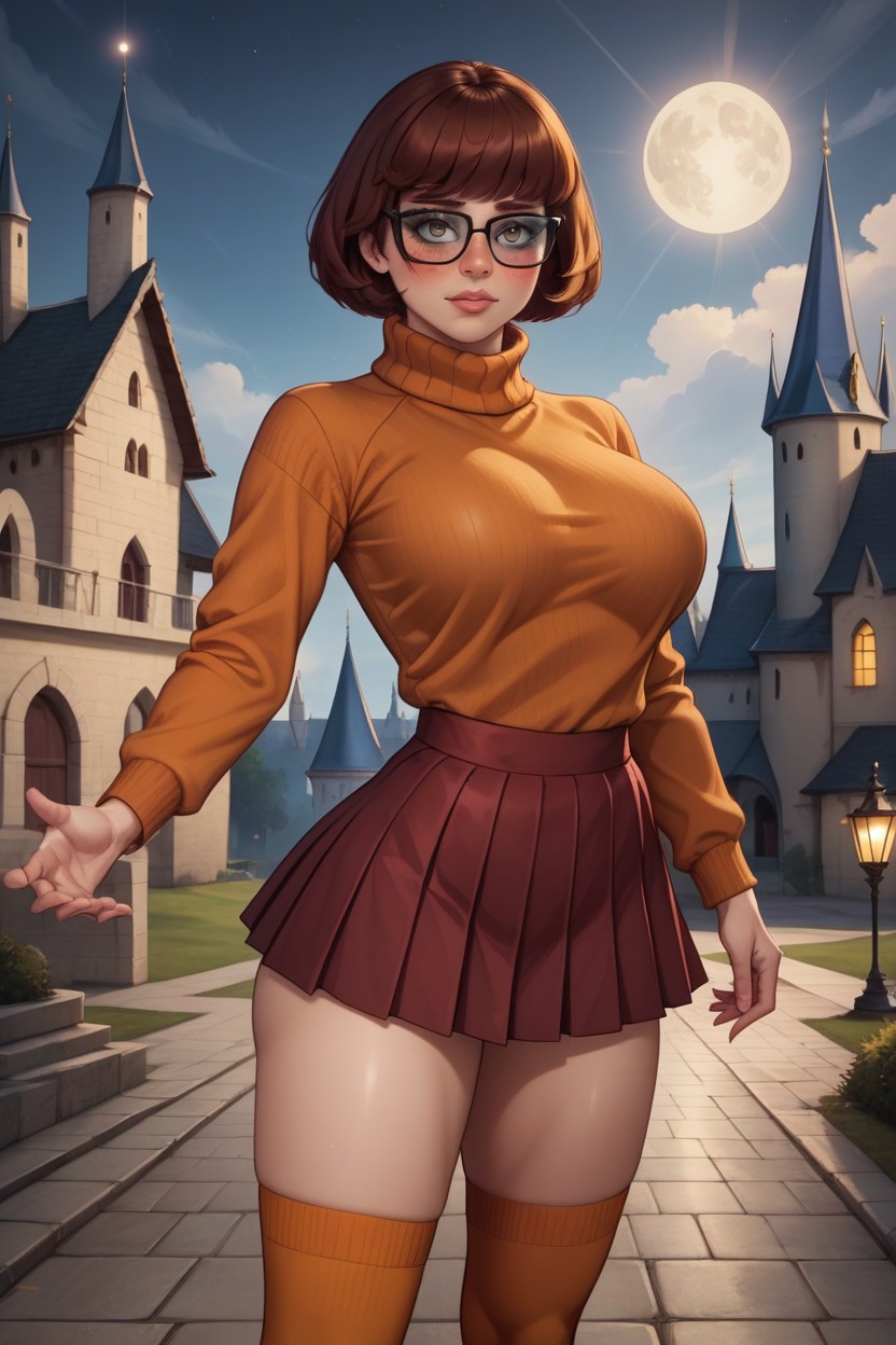 Coloured, Model, Naked Legs Hentai AI Porn