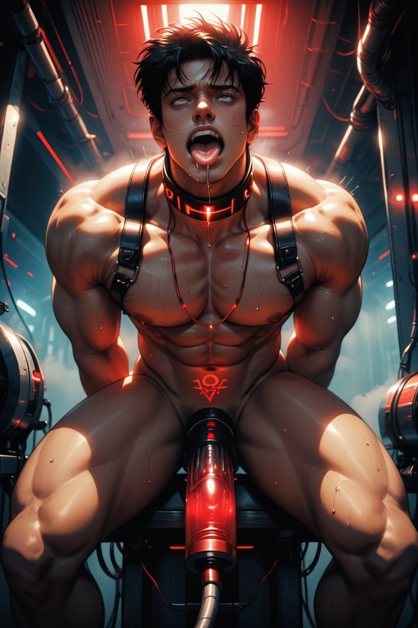 Beautiful Face, Console, Orgasm Porno gay IA