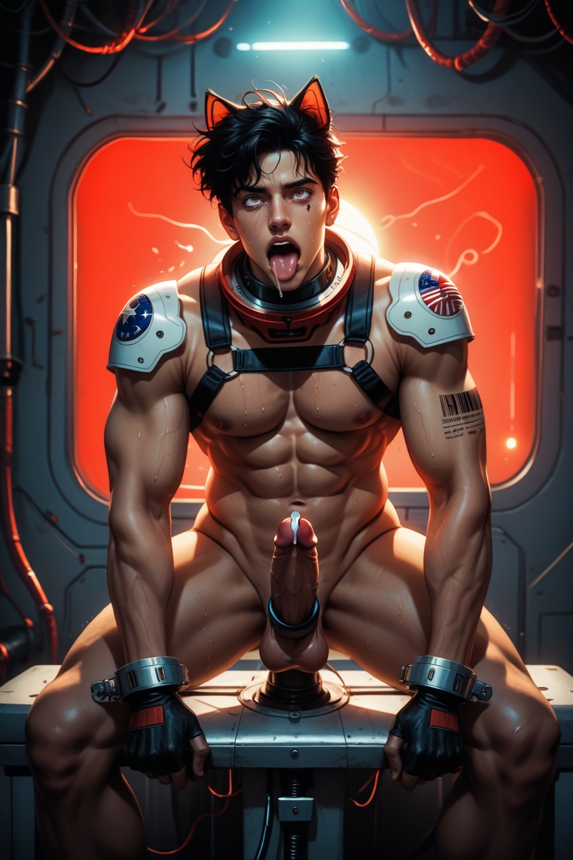 Ciencia Ficción, Red Backlight, Rodar Los Ojos Porno gay IA