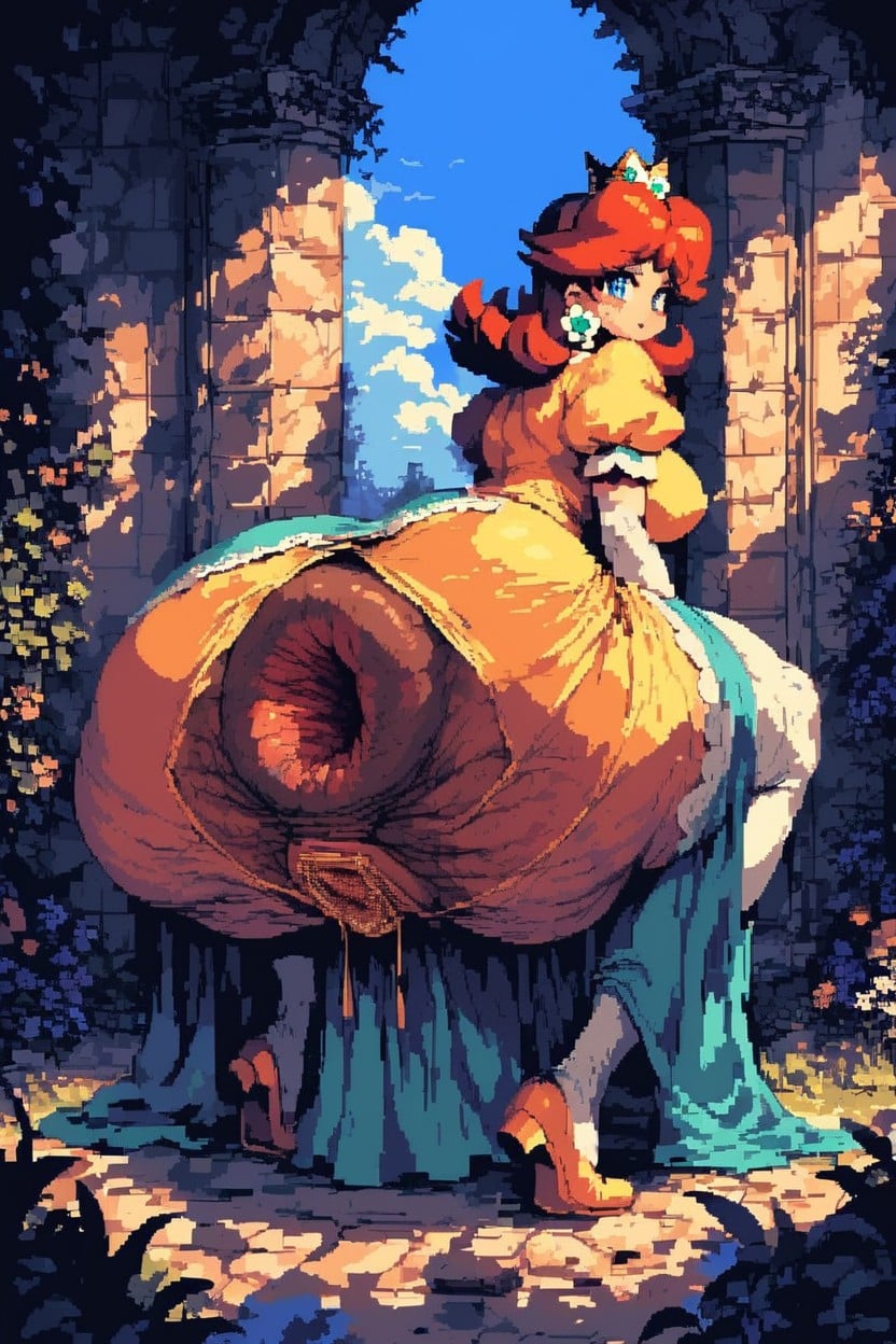 Gigantic Anus, Side View, Mouth Closed Hentai AI Porn