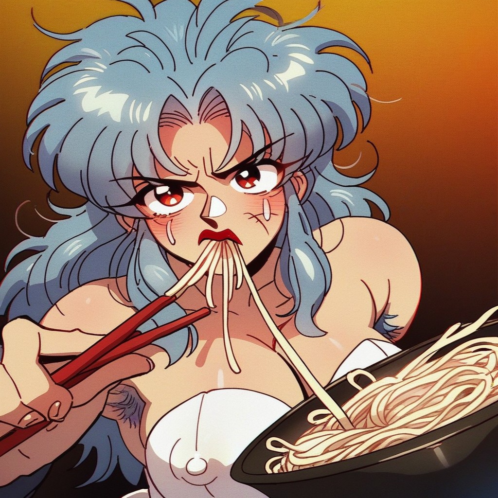 Annoyed, Tired Face, Hairy Armpits Hentai AI Porn