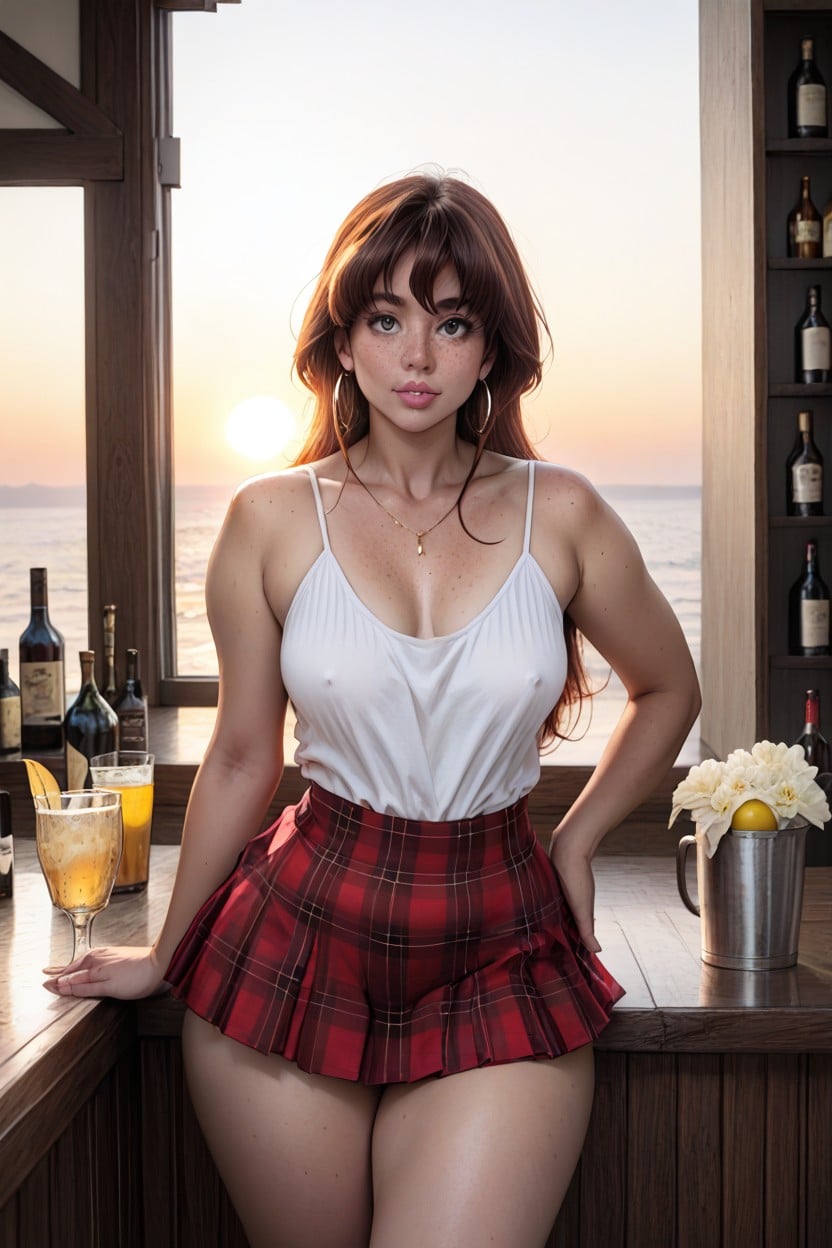Pencil Waist, Englishs Title Text Everywhere, Morning AI Porn