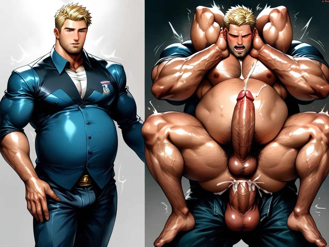 Hyperspermia, Before And After, Toge Porno IA Gay