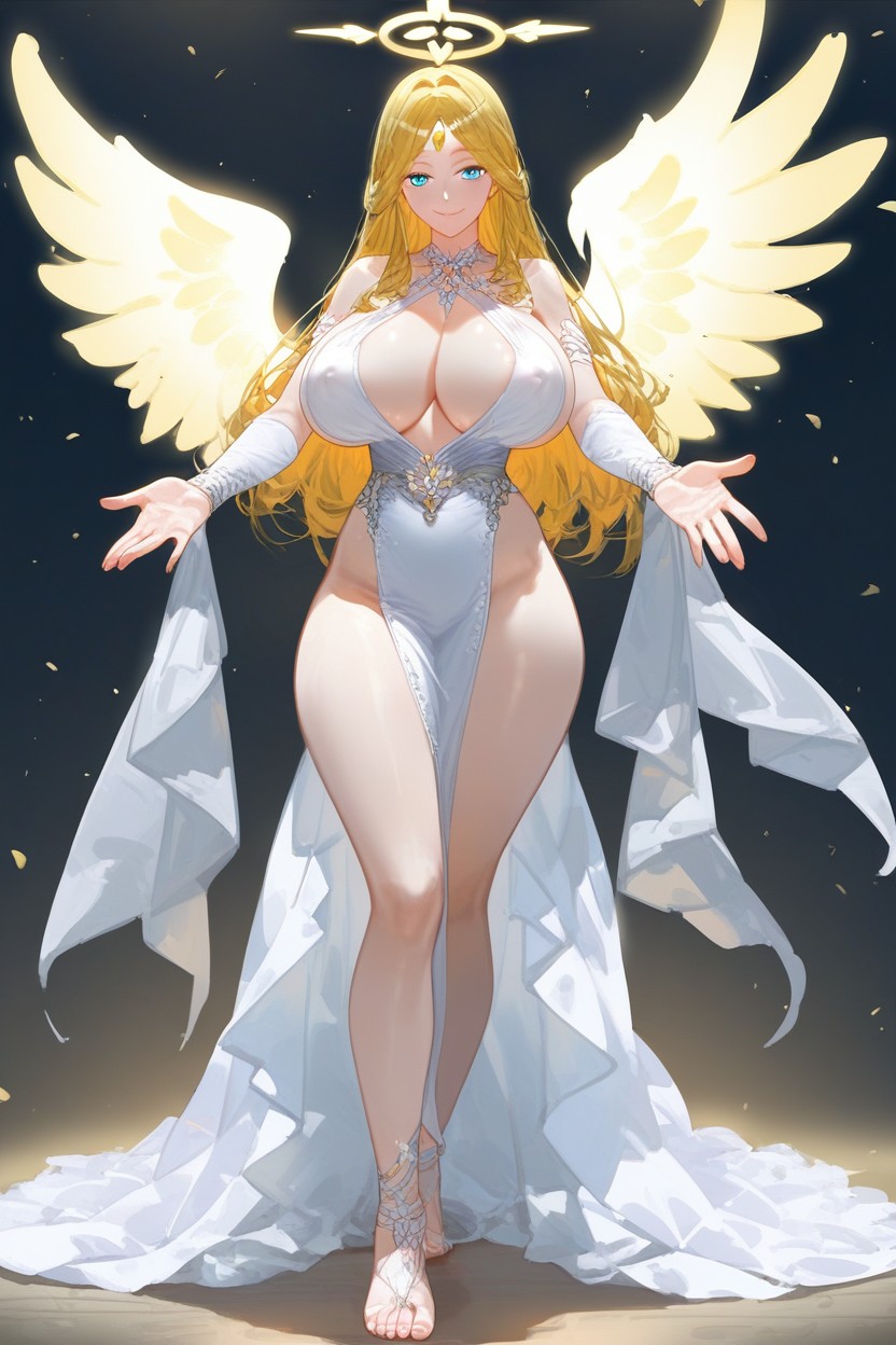 Convenient Smile, Standing, Sapphire Eyes Hentai AI Porn