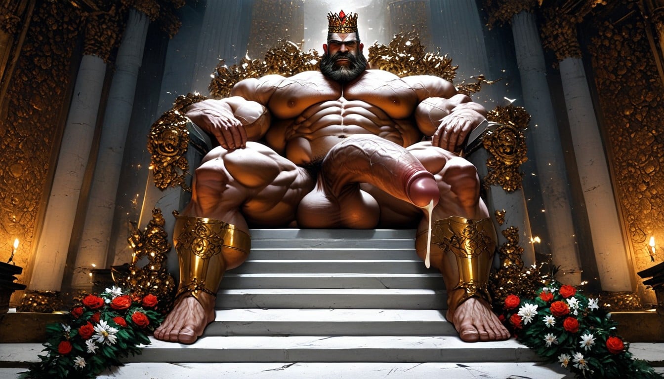 Temple, Cape, Muscular God Porno IA Gay