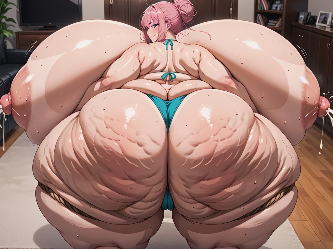 Hyper Thighs, Hyper Wide Hips, Smirk Hentai AI Porn