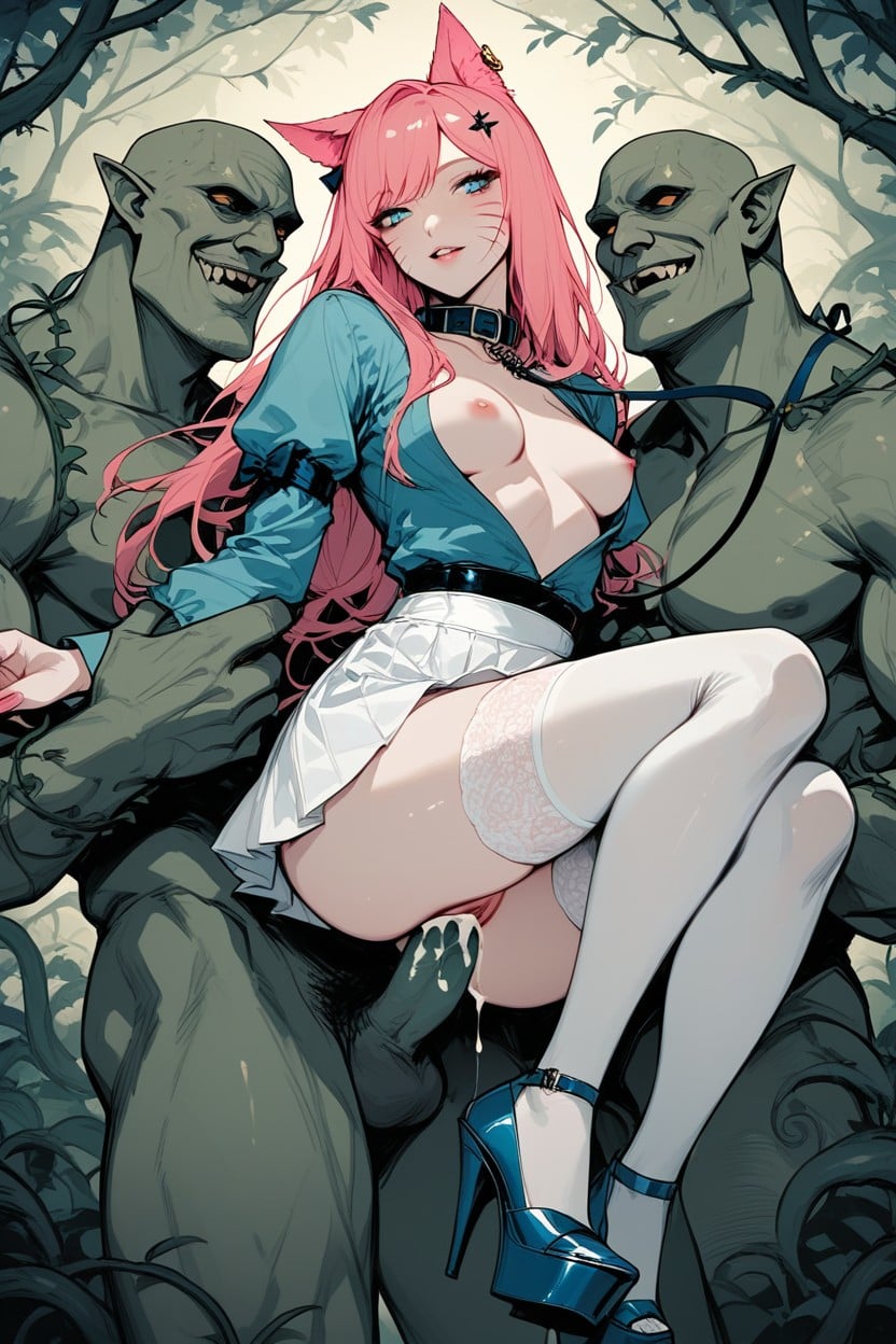 In The Woods, Carry Sex, No Panties Hentai AI Porn