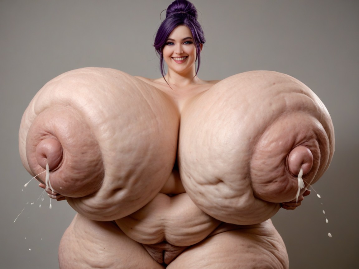 Front View, Increase Tits Size, Increase Cellulite Amount BBW AI Porn