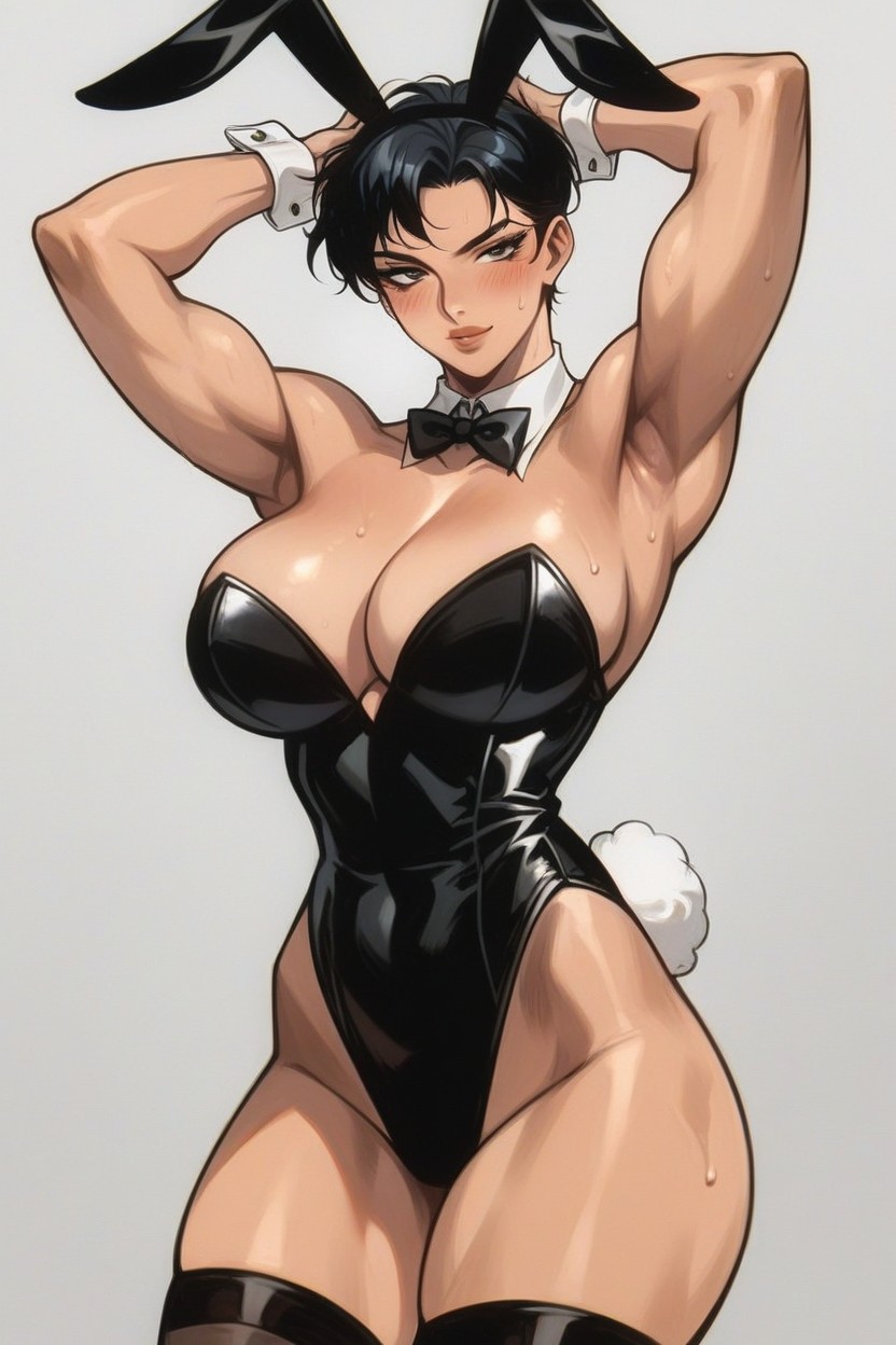 Looking At Viewer, Hands In Frame, Anime Style Hentai AI Porn