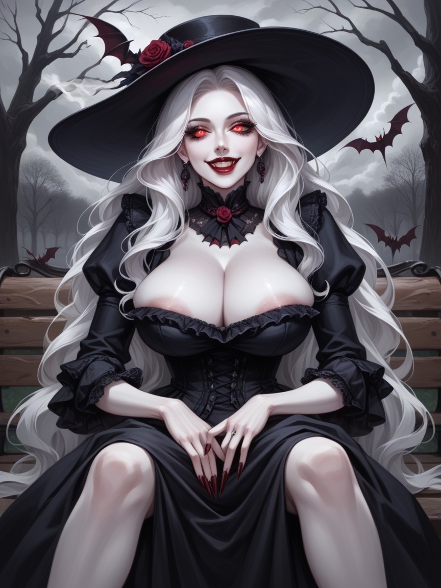 Red Lipstick, Victorian England, Puffy Labia Hentai AI Porn