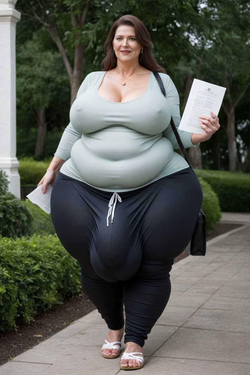 Obese, Brunette, Ssbbw AI Porn