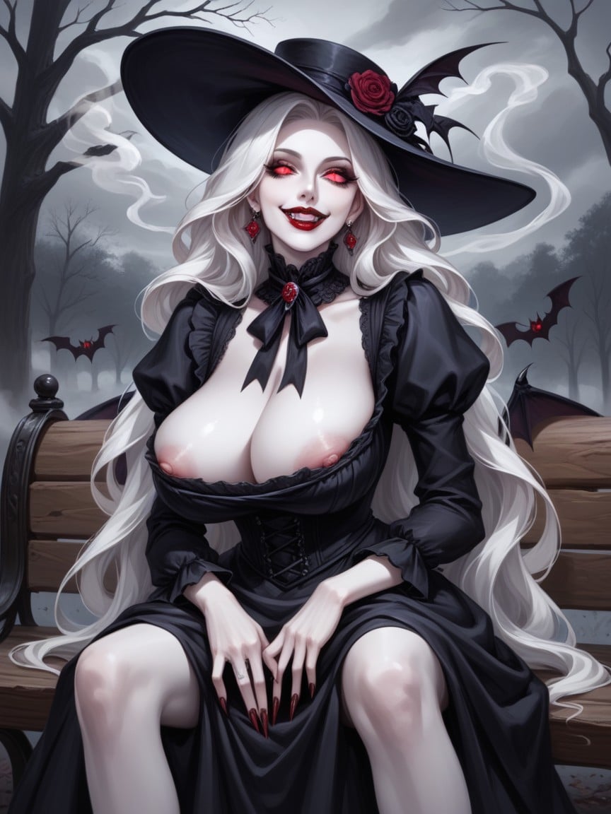 Bats, Red Lipstick, Dark Hentai AI Porn