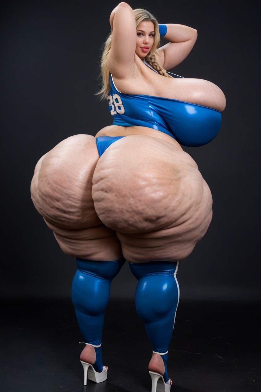 Cheer Leader, Hyper Massive Ass, Massive Ass BBW AI Porn
