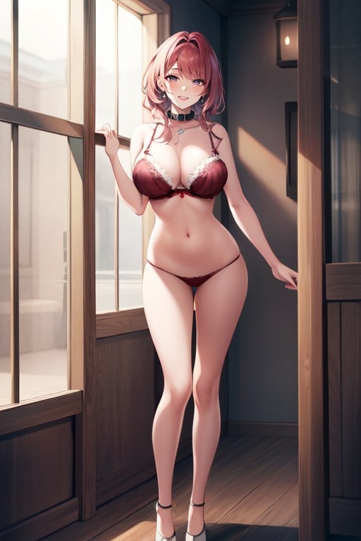 Pink Pubic Hair, Teasing, Face Details AI Porn