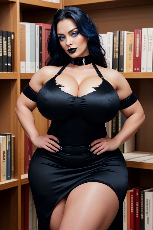 Bulging Thighs, Disproportionally Massive Ass, Massive Ass AI Porn