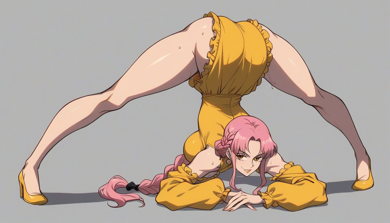 Frills Dress, Anime Style, Full Body Hentai AI Porn