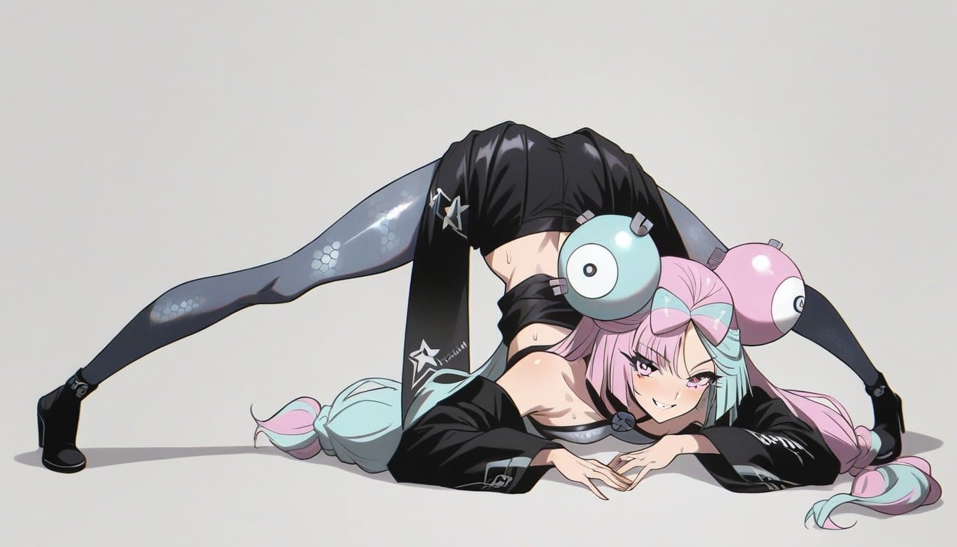 Simple Background, Front View, Sweaty Hentai AI Porn