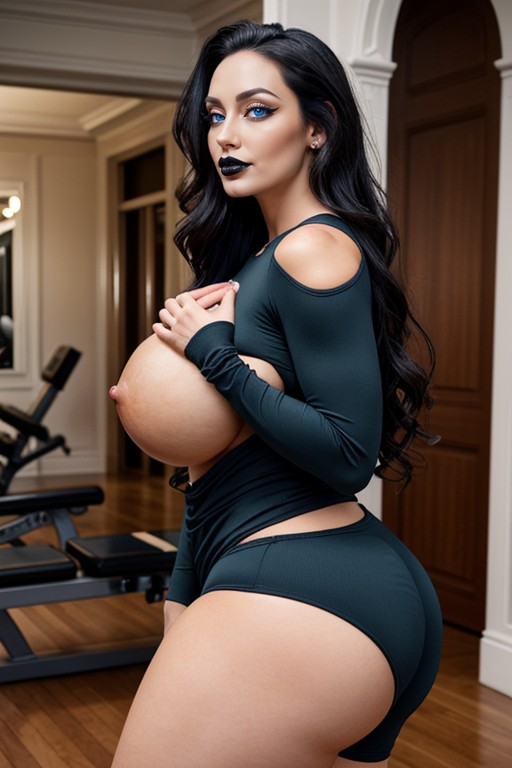 Mansion, Full Body, Incredibly Large Ass AI Porn