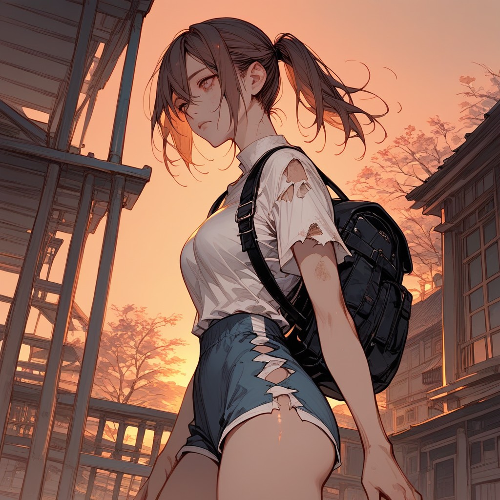 Wide Angle, Hazel Eyes, Standing Hentai AI Porn