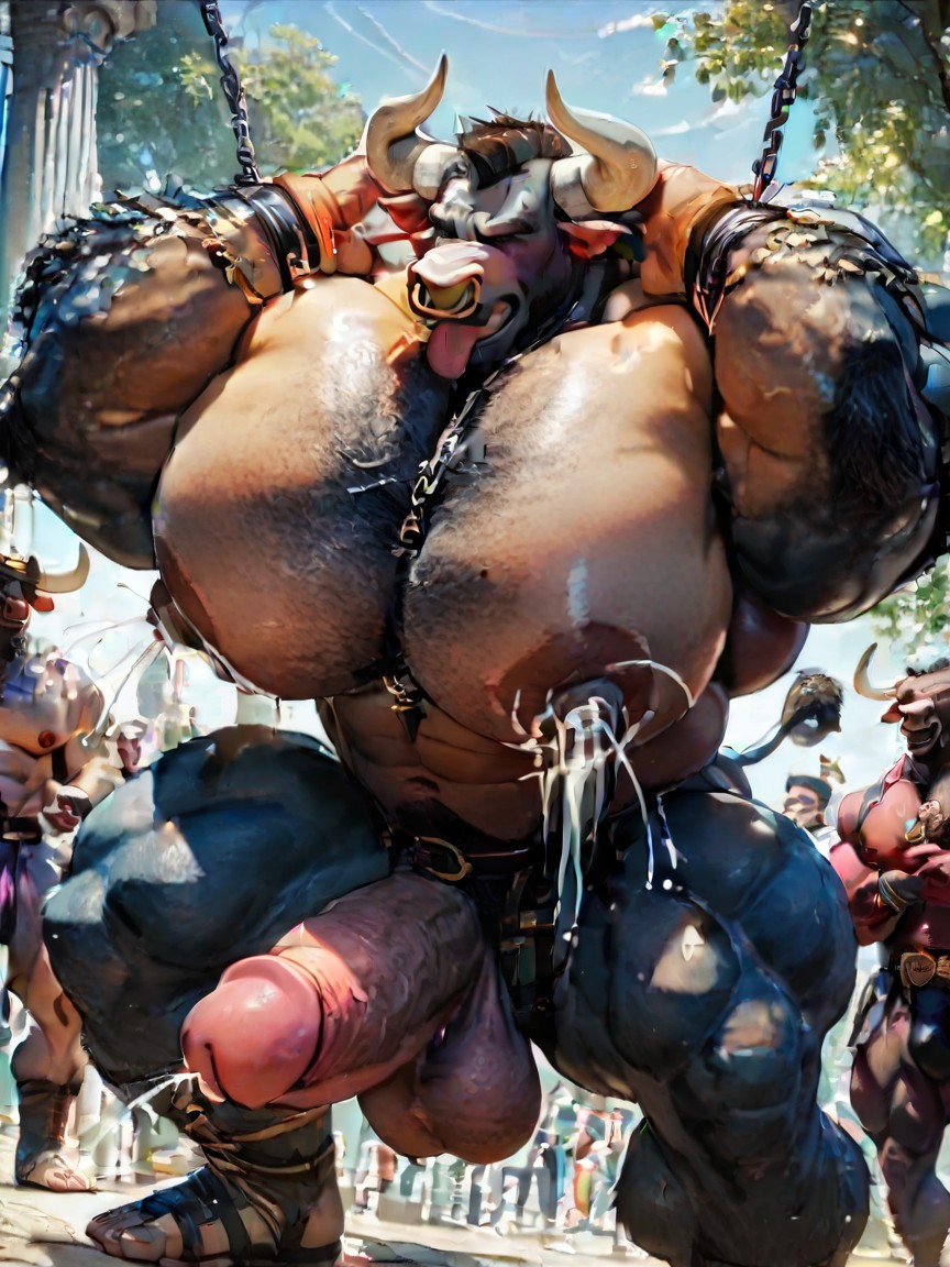 Gigantesco, Chains, Anal Penetration Porno gay IA