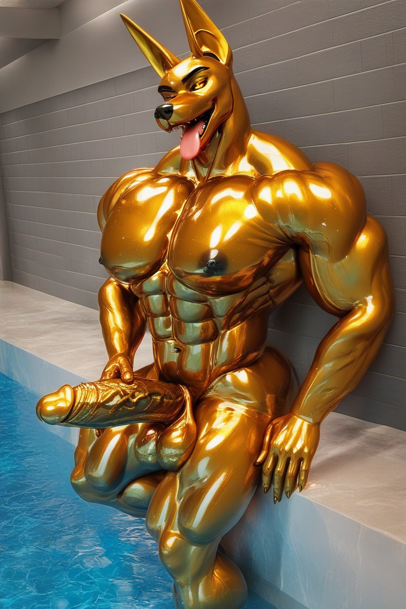 Gold Regalia, Silver Highlights, Bunda Grande Pornografia peluda com IA