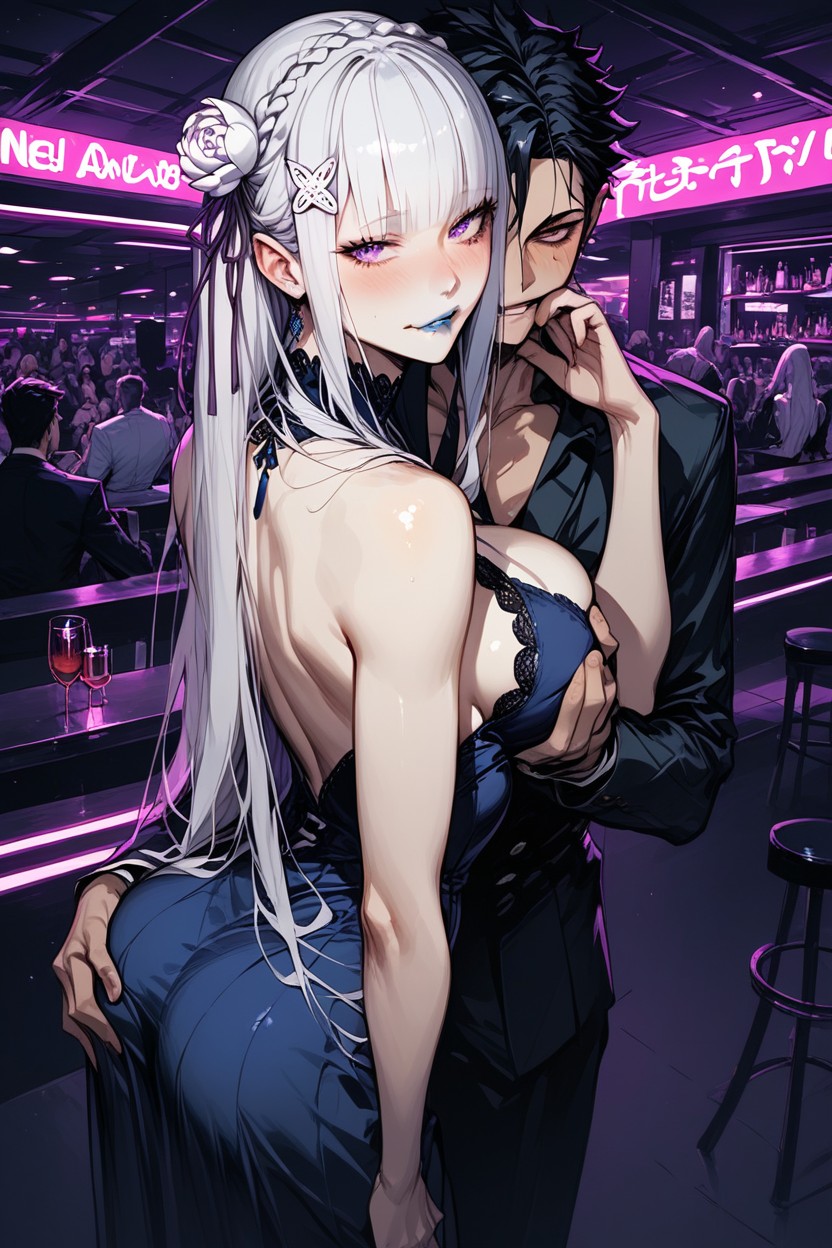 Bubble Butt, Platform Heels, Standing Hentai AI Porn