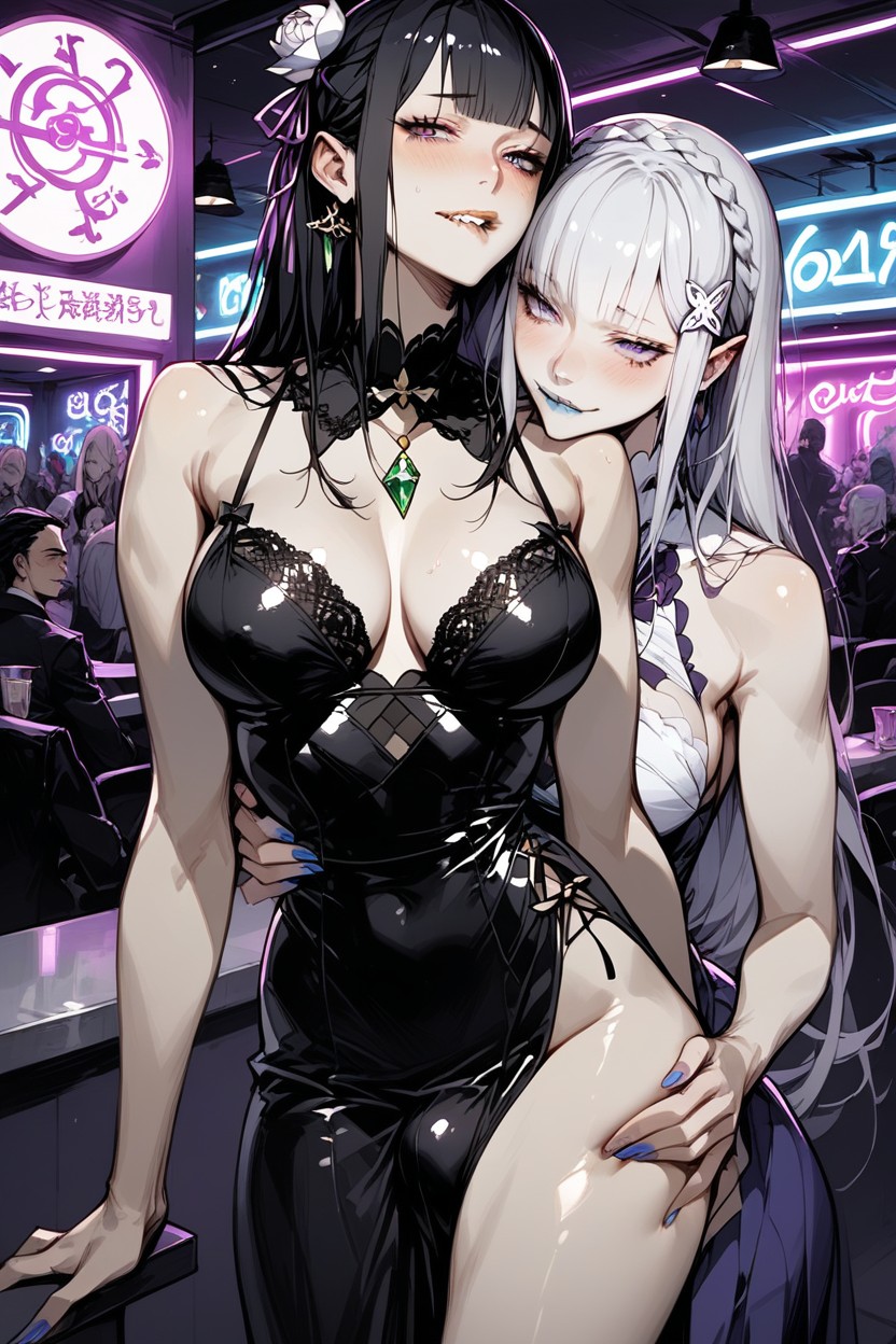 In Heat, Waist Shot, Rounded Breasts Hentai AI Porn