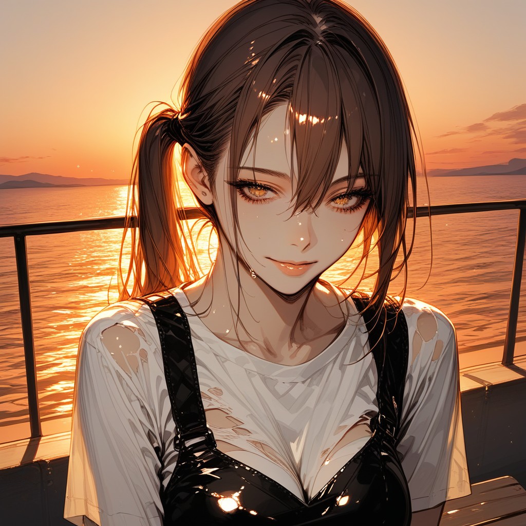 Sidelocks, Torn Clothes, Next To Acoustic Guitar Hentai AI Porn