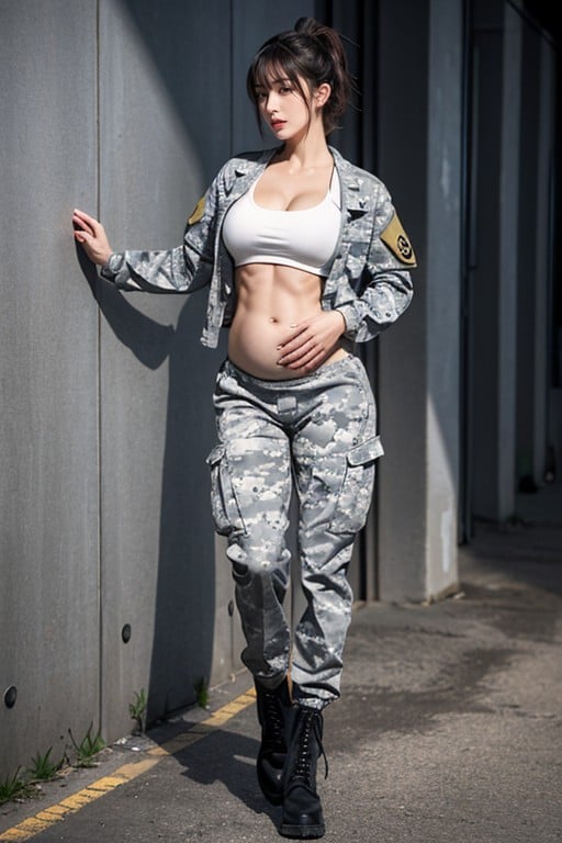 Standing, 18+, Sweaty Porno IA Asiatique