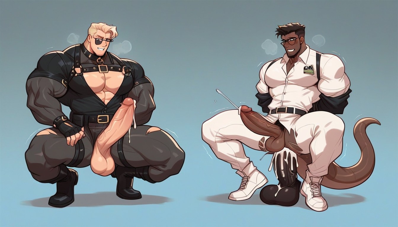 18+, Action Lines Visible, Cock Hyper Thick Hentai AI Porn