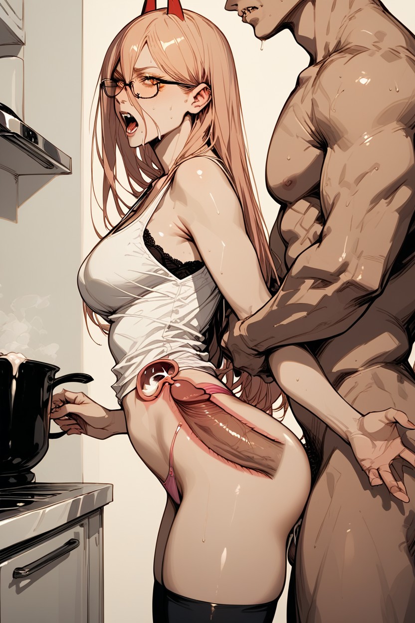 X-ray, Firm Ass, Plump Vagina Hentai AI Porn