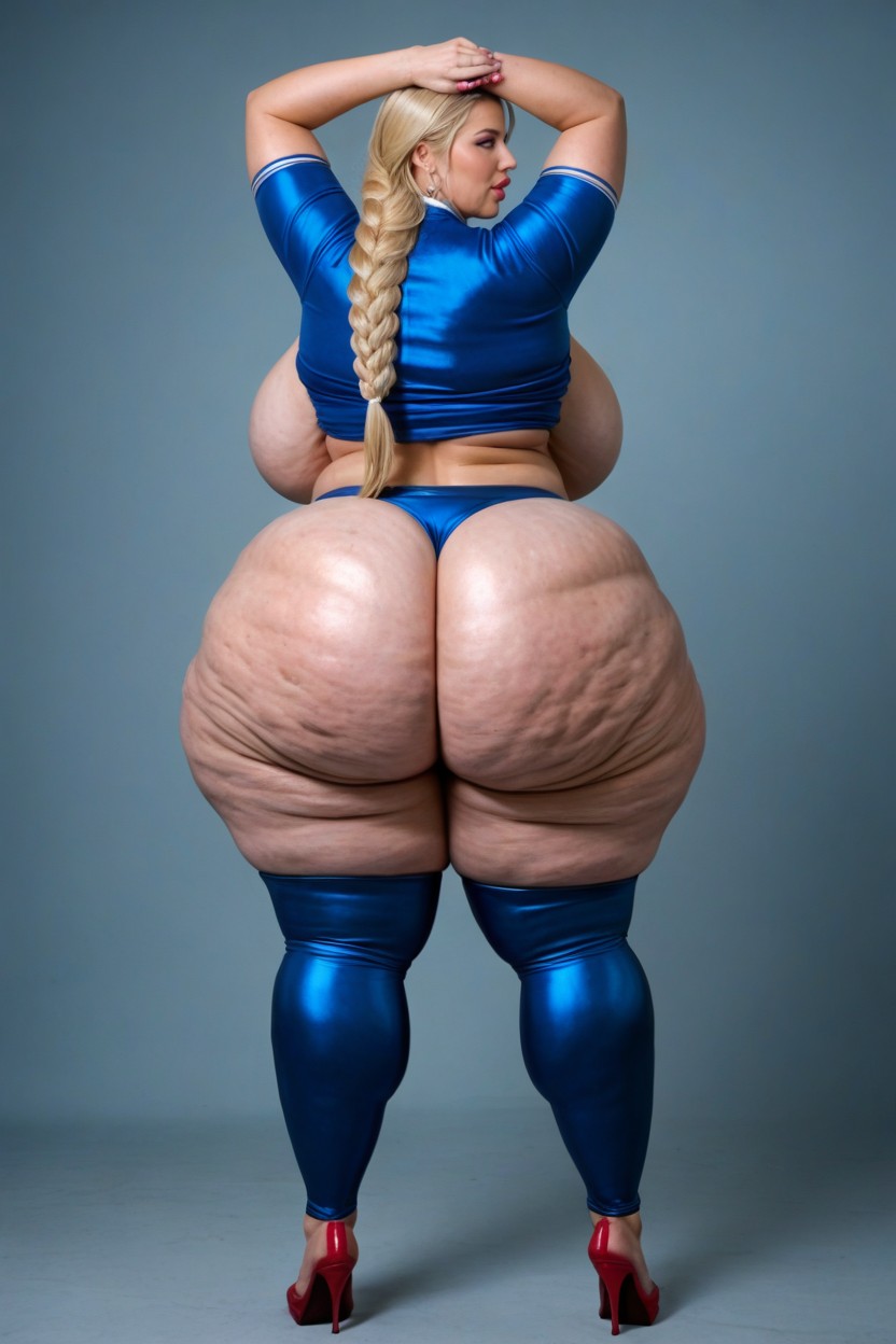 Big Lips, Massive Ass, Cheer Leader Pom Porno BBW IA