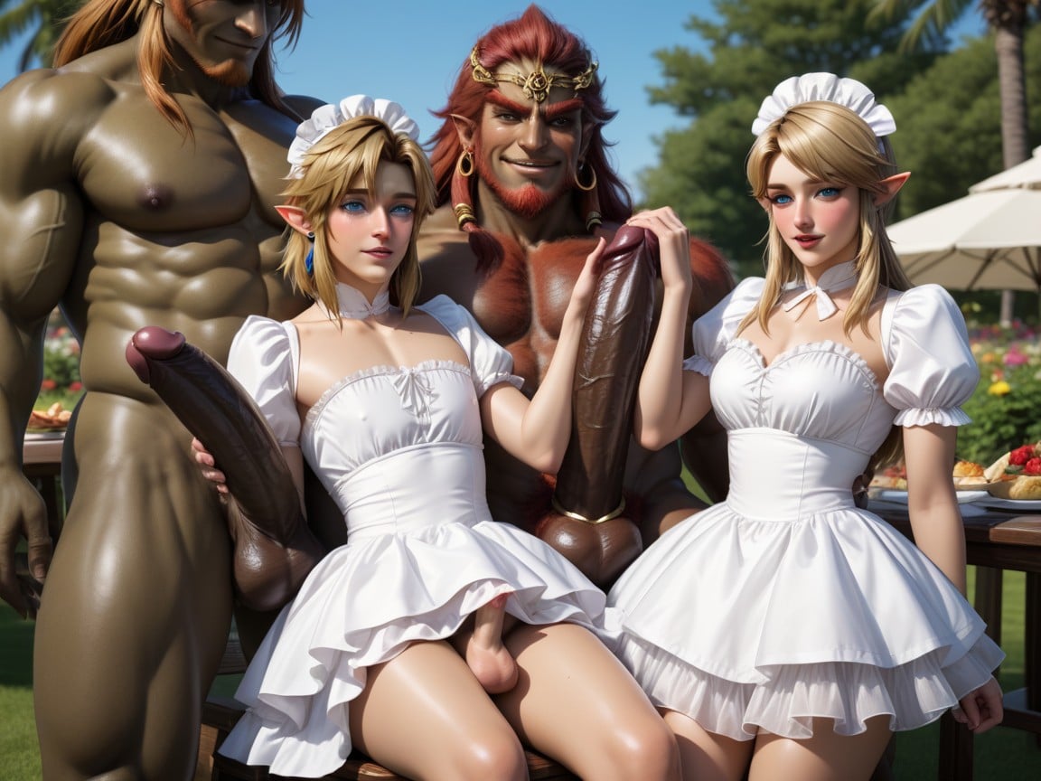 Bottomless, Ganondorfs Lifting Link, Garden Hentai AI Porn