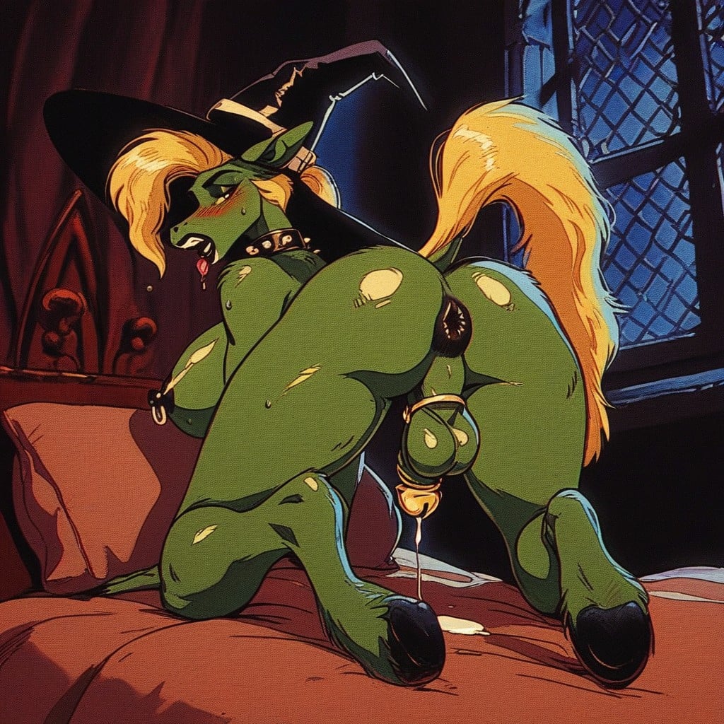 Black Anus, Mansion, Ponytail Furry AI Porn